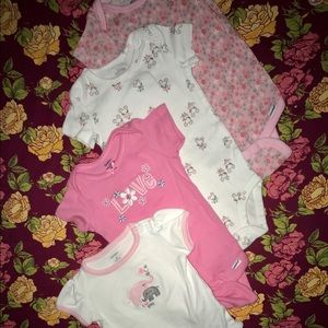 Baby girl onesie bundle